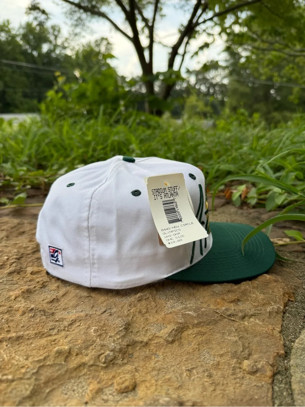 NWT Vintage The Game 1996 Atlanta Olympics script snapback hat